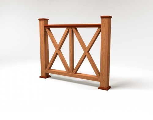 Ограждение из ДПК FG7 терракот купить в Бугульме