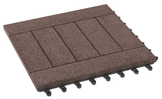 Модульный паркет ДПК GRINDERDECO Комфорт 5 Шоколад купить в Бугульме