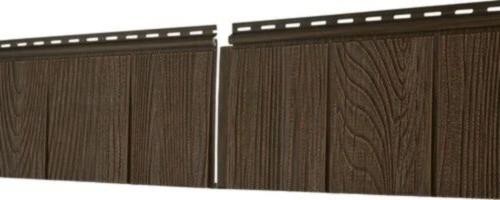 Фасадная панель Ю-Пласт S-Lock Щепа Каштан купить в Бугульме