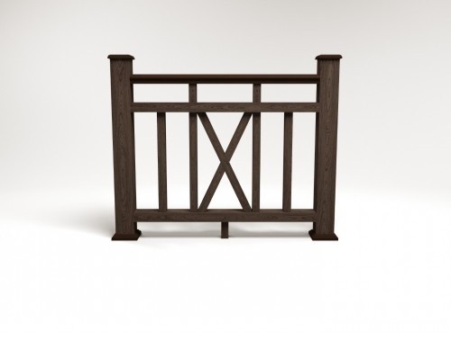 Ограждение из ДПК FG6 венге купить в Бугульме