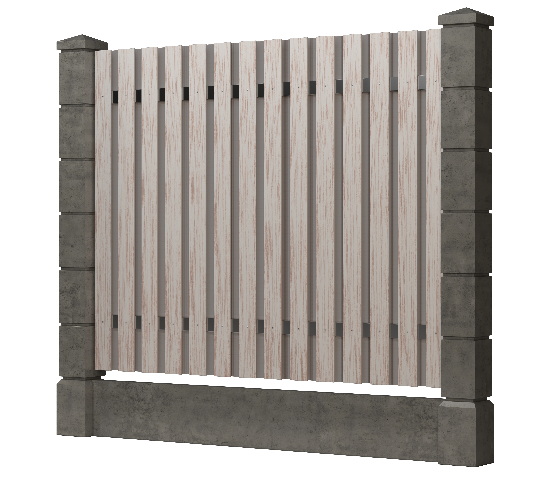 Заборная доска GRINDERDECO, ДПК, тиснение "дуб" Выбеленный дуб купить в Бугульме