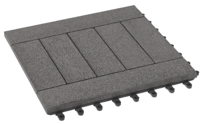 Модульный паркет ДПК GRINDERDECO Комфорт 5 Серый базальт