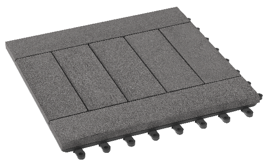 Модульный паркет ДПК GRINDERDECO Комфорт 5 Серый базальт купить в Бугульме