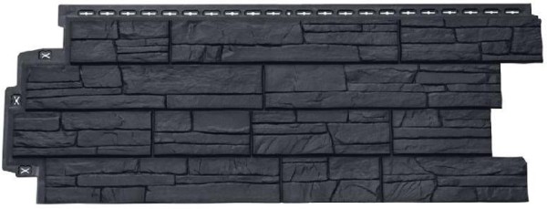 Фасадная панель Grand Line Сланец графит купить в Бугульме