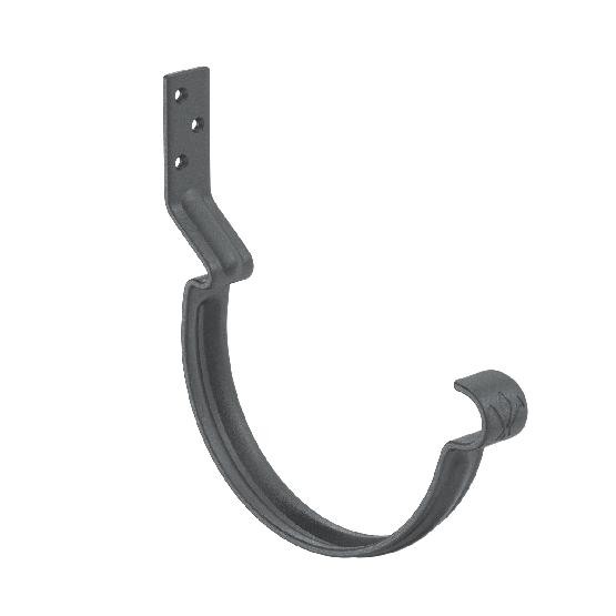 Водосток Aquasistem, Система 150/100 - Крюк крепления желоба короткий RR 23 Маренго matt купить в Бугульме