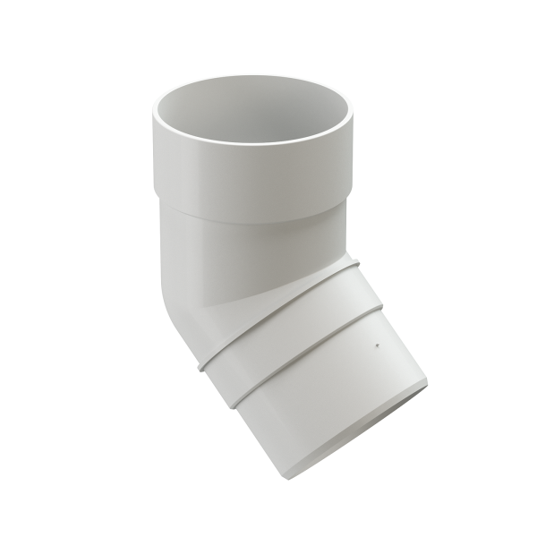 Колено 45˚ Docke Premium ПВХ - Пломбир купить в Бугульме