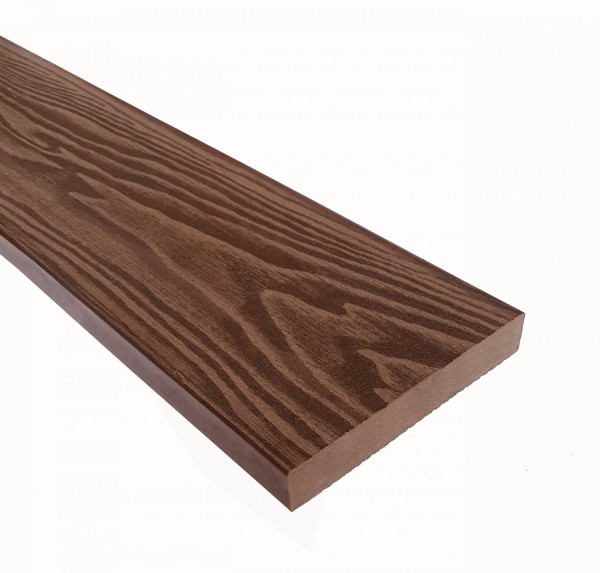 Террасная доска из ДПК Terrapol Смарт 3D Полнотелая без паза Орех Милано купить в Бугульме