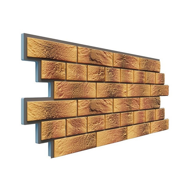 Фасадная термопанель Доломит Венецианский кирпич 20 мм Нарва купить в Бугульме