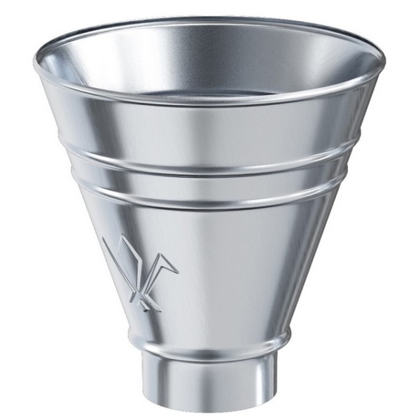 Водосток Aquasistem, Система 125x90 - Воронка водосборная круглая оцинковка купить в Бугульме