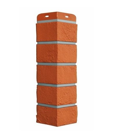 Угол Grand Line состаренный кирпич премиум Терракотовый (шов RAL 7006) купить в Бугульме