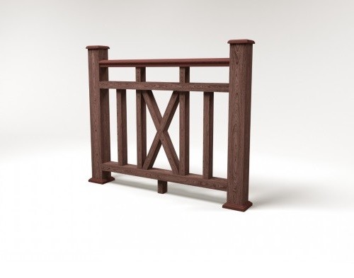 Ограждение из ДПК FG6 шоколад купить в Бугульме