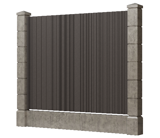 Заборная доска GRINDERDECO, ДПК, тиснение "дуб" Асфальт купить в Бугульме