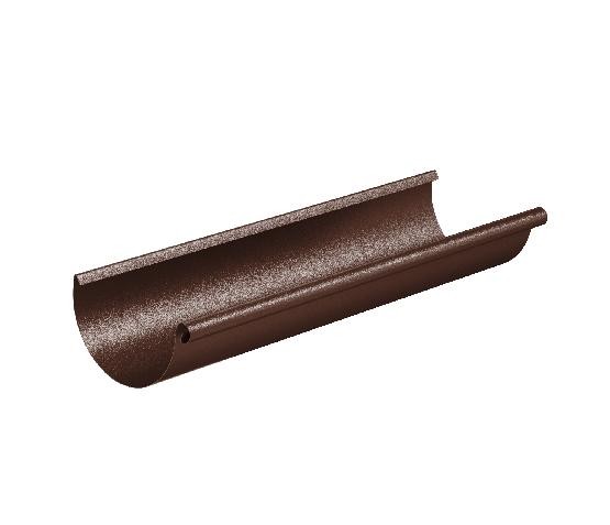 Водосток Aquasistem, Система 150/100 - Желоб водосточный 3 метра RAL 8017 Коричневый matt купить в Бугульме