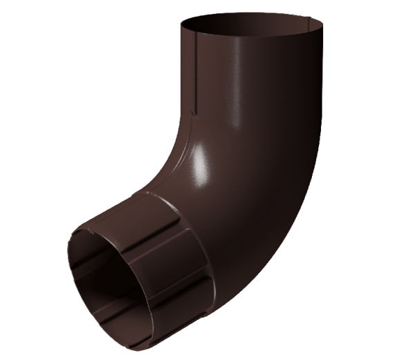 Колено 72° D90 Döcke STAL PREMIUM Шоколад, (RAL 8019) купить в Бугульме