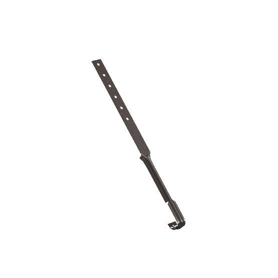 Водосток Aquasistem, система 125x90 - Поддержка желоба RR 32 Тёмно-Коричневый купить в Бугульме