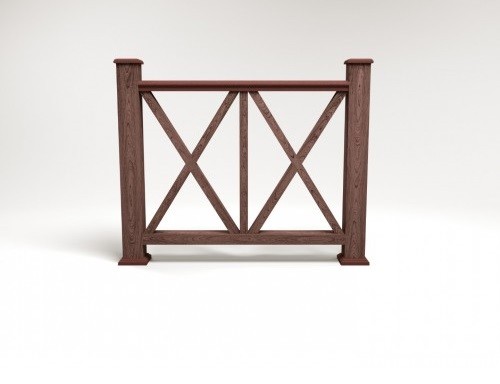 Ограждение из ДПК FG7 шоколад купить в Бугульме