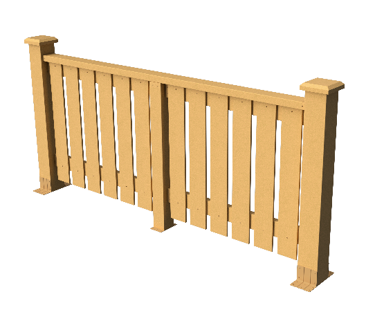 Ограждения декоративное ДПК GRINDERDECO Вилидж песчаник купить в Бугульме