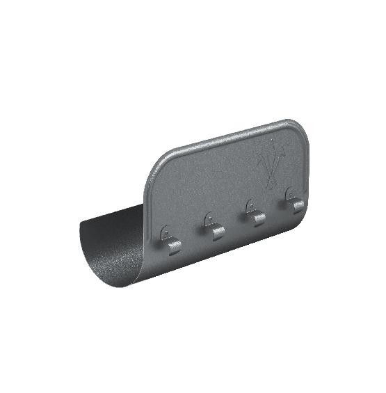 Водосток Aquasistem, Система 150/100 - Ограничитель перелива прямой RR 23 Маренго matt купить в Бугульме