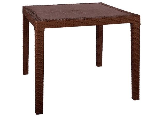 Стол квадратный FIJI Quatro Table Коричневый купить в Бугульме