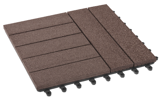 Модульный паркет ДПК GRINDERDECO Комфорт 4 Шоколад купить в Бугульме