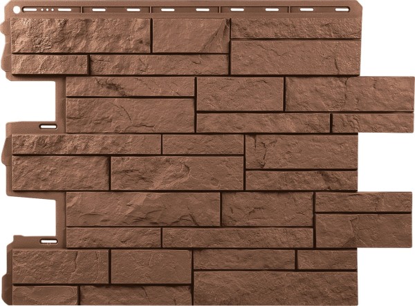Фасадная панель Альта-Профиль Шотландия Терракотовый купить в Бугульме