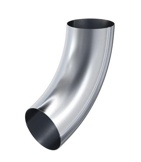 Водосток Aquasistem, Система 125x90 - Колено трубы оцинковка купить в Бугульме