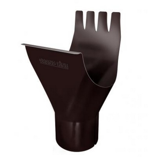 Водосток Grand Line 150x100 – Воронка желоба RAL 8017 купить в Бугульме