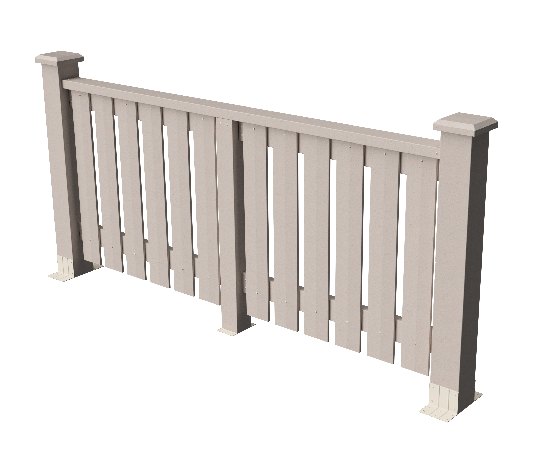 Ограждения декоративное ДПК GRINDERDECO Вилидж выбеленный дуб купить в Бугульме