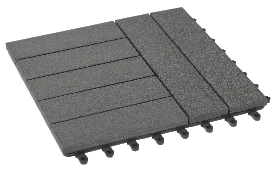 Модульный паркет ДПК GRINDERDECO Комфорт 4 Серый базальт купить в Бугульме