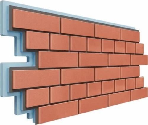 Термопанели Доломит Кирпич 40 мм Красный купить в Бугульме