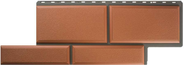 Фасадная панель камень Флорентийский терракотовый купить в Бугульме