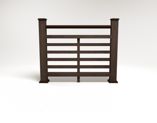 Ограждение из ДПК FG4 венге купить в Бугульме