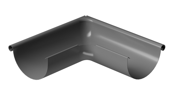 Угол внешний 90° D125 Döcke STAL PREMIUM Графит, (RAL 7024) купить в Бугульме