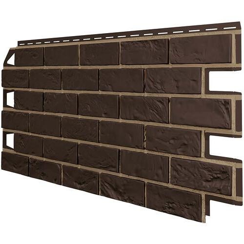 Фасадные панели ТЕХНОНИКОЛЬ Оптима Кирпич Тёмно-коричневый купить в Бугульме