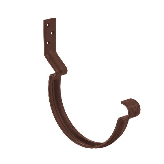 Водосток Aquasistem, Система 150/100 -  Крюк крепления желоба короткий RAL 8017 Коричневый matt купить в Бугульме