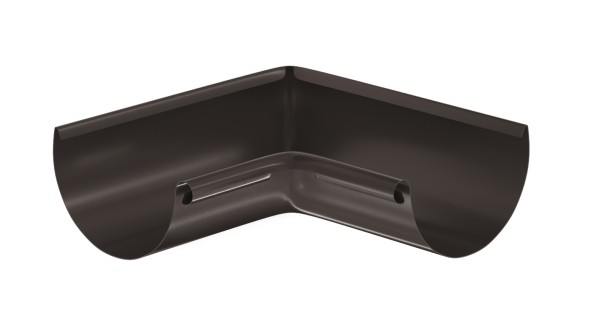 Водосток Aquasistem, система 125x90 - Угол желоба, внутренний 90° RR 32 Тёмно-Коричневый купить в Бугульме
