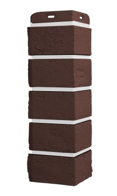 Угол Grand Line состаренный кирпич Элит каштан, ШОВ белай
