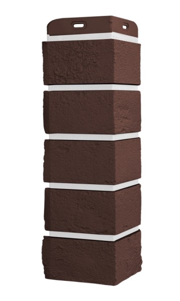 Угол Grand Line состаренный кирпич Элит каштан, ШОВ белай купить в Бугульме