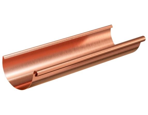 Водосток Aquasistem, система 125x90 - Желоб водосточный медный 3 метра купить в Бугульме