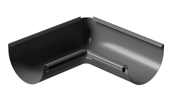 Угол внутренний 90° D125 Döcke STAL PREMIUM Графит, (RAL 7024) купить в Бугульме