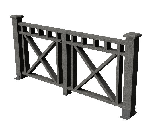 Ограждения декоративное ДПК GRINDERDECO Виктория серый базальт купить в Бугульме