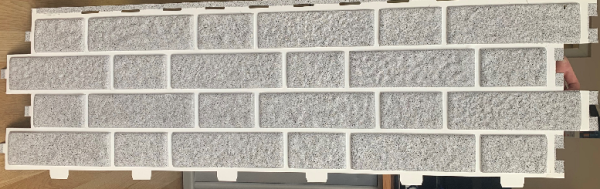 Цокольный сайдинг Tecos МИХЕЛЕН Серый купить в Бугульме