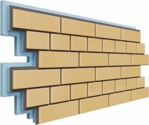 Термопанели Доломит Кирпич 40 мм Жёлтый купить в Бугульме