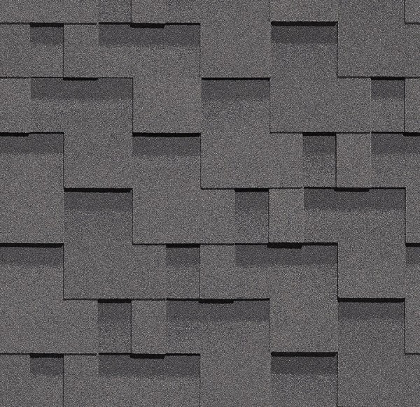 Гибкая черепица Docke, коллекция Тетрис – Серый купить в Бугульме