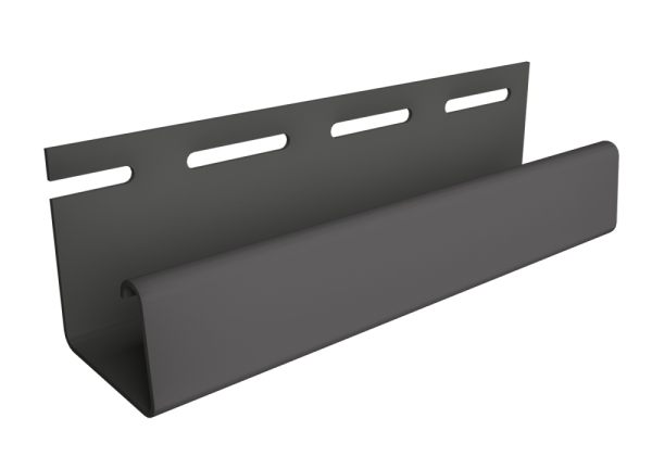 Фасадный J-профиль 30 мм Графитовый купить в Бугульме