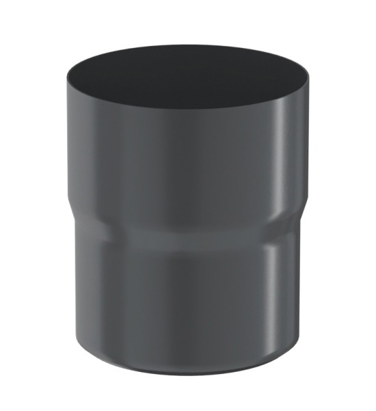 Водосток Aquasistem, система 125x90 - Соединитель трубы RAL 7024 Тёмно-серый купить в Бугульме