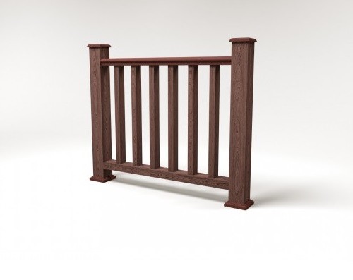 Ограждение из ДПК FG5 шоколад купить в Бугульме