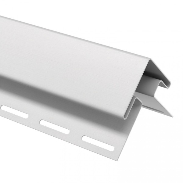 Угол внешний (наружный) для сайдинга, белый купить в Бугульме