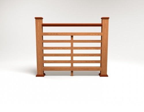 Ограждение из ДПК FG4 терракот купить в Бугульме