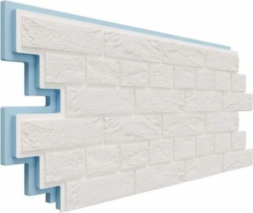 Термосайдинг Доломит Венецианский Кирпич 40 мм Белоснежный купить в Бугульме